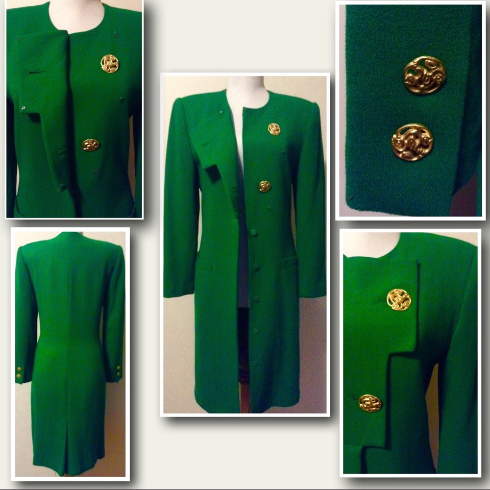 Vintage ‘Kasper’ long  blazer